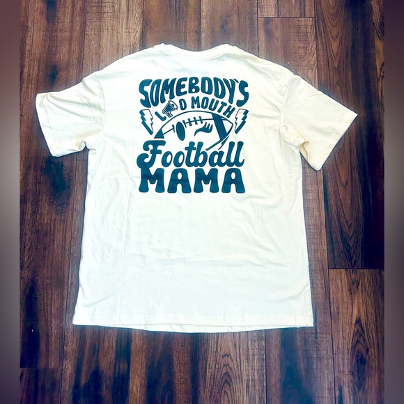“Football Mama” tee shirt, size medium, new w/out tags - Picture 1 of 4